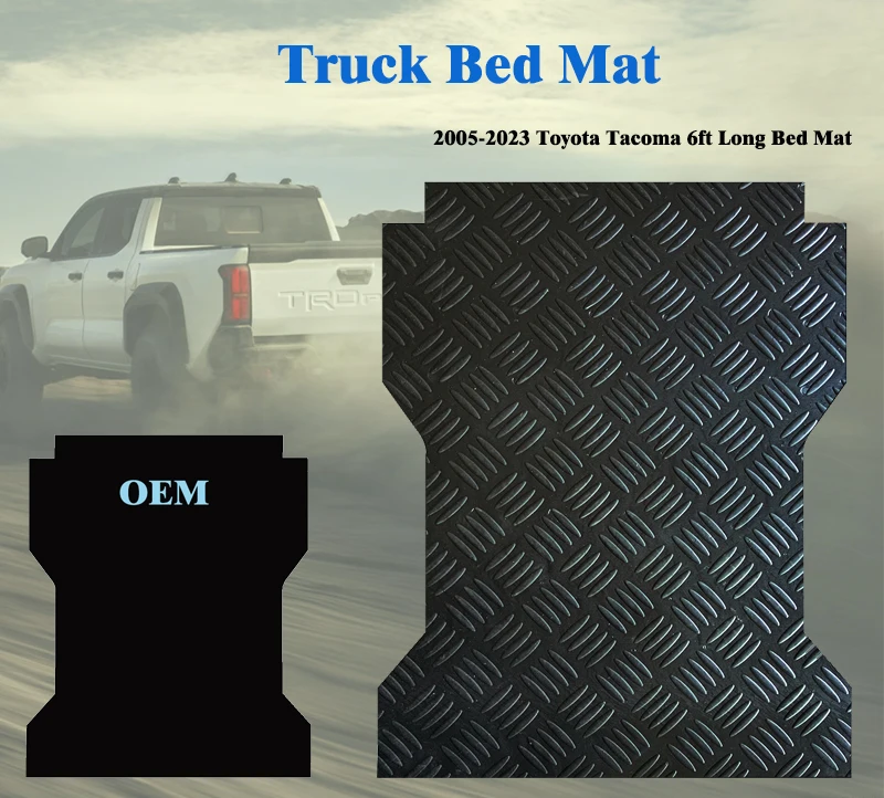 ARTES Extra Thick 4' X 8' Durable All-Weather Protection Trim to Fit Design  Classic Rubber Cargo Liner Truck Bed Mat factory