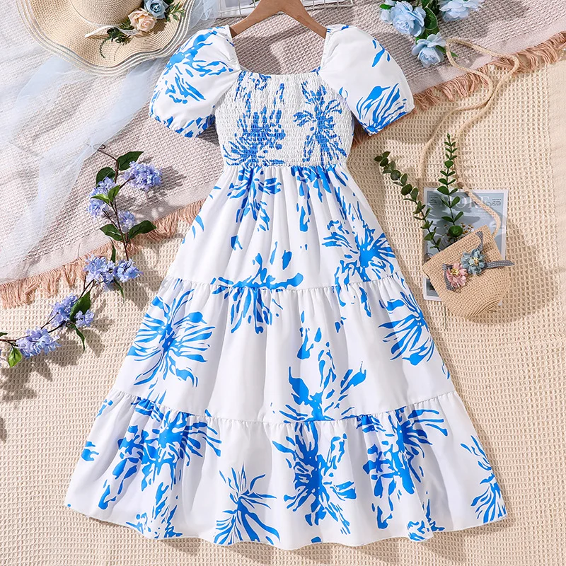 8-12 Years Children Clothing Kids Girl Dresses Summer Boutique Dress for  Girls 11 to 12 Years