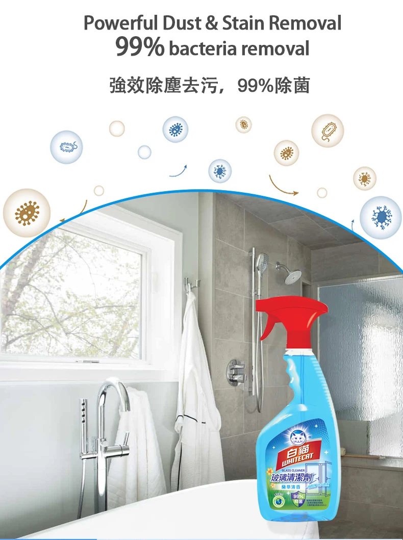 Multifunctional High Pressure liquid Cleaner Kitchen Floor Toilet glass cleaning detergent spray details