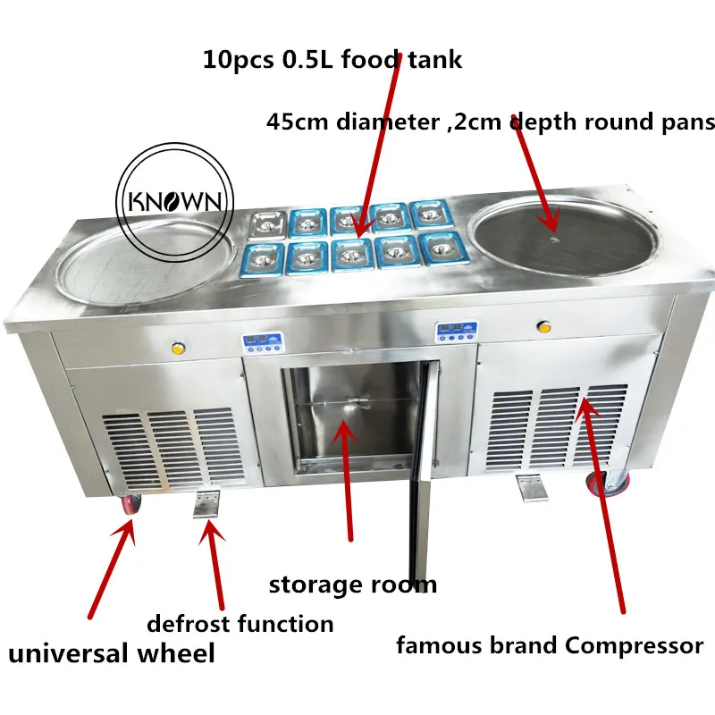 Buy Wholesale China 2023 New Unplugged Instant Ice Cream Maker Pan Yogurt Ice  Cream Scraper With Material Of Food Grade Cold Fried Food Plate & Instant  Ice Cream Maker at USD 2.95