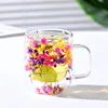 Yellow, pink, and purple baby's breath (tall style)