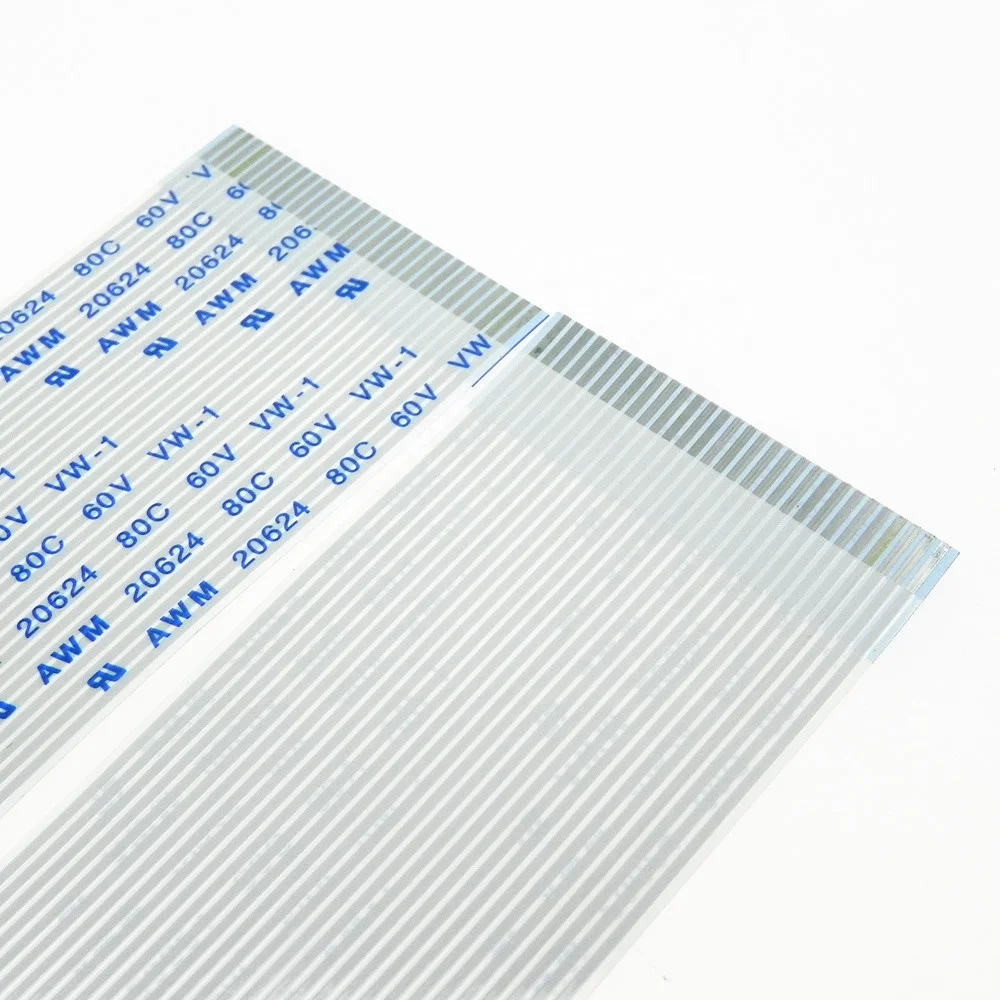 5Pcs FFC FPC Flexible Flat Cable Ribbon 4 6 8 10-40Pin Pitch 0.5/1.0mm AWM 20624 - Foto 9