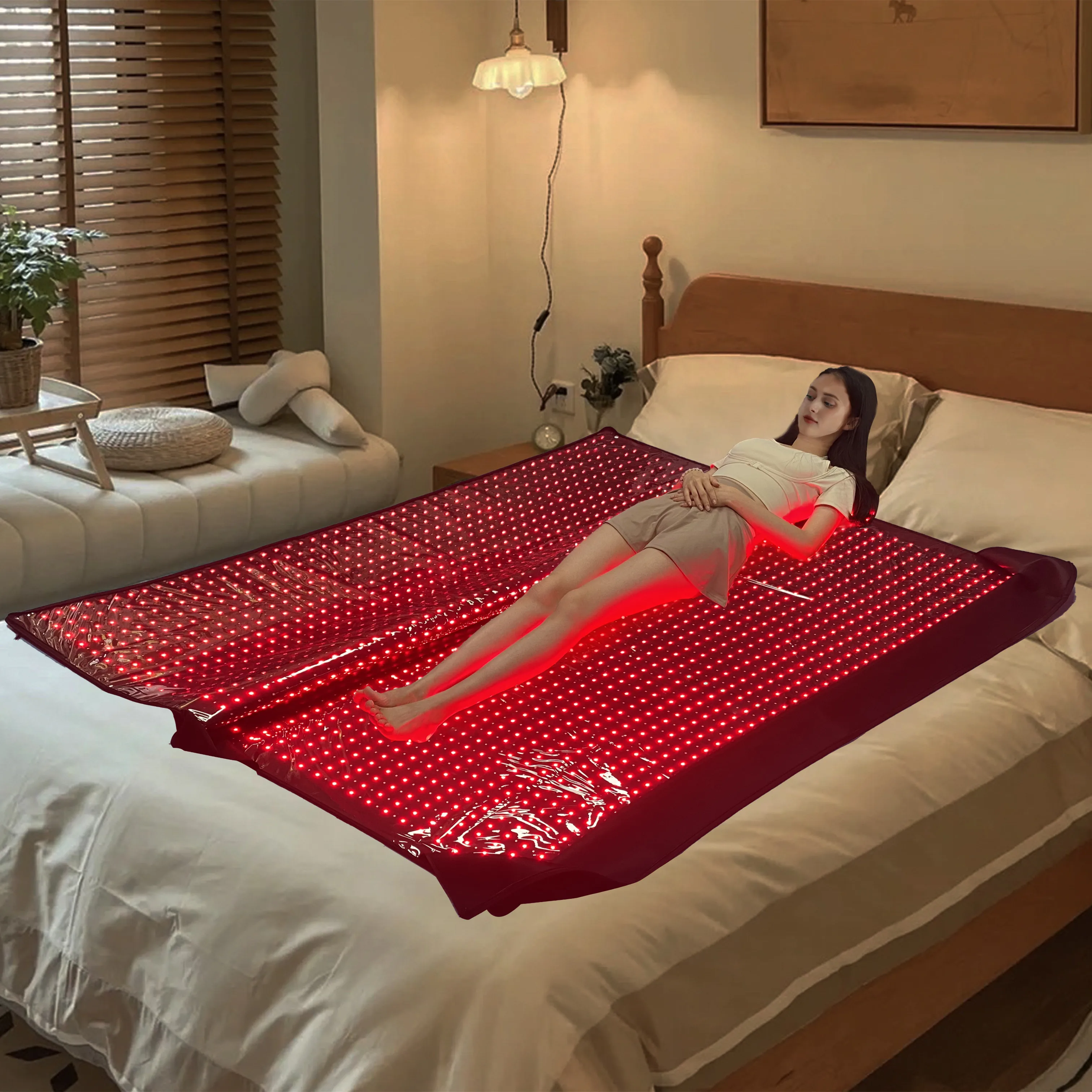 Shanglaite 2024 new arrival commercial use 360 degree full body pain relief relax Red Light Therapy Capsule Pod Sleeping Bag