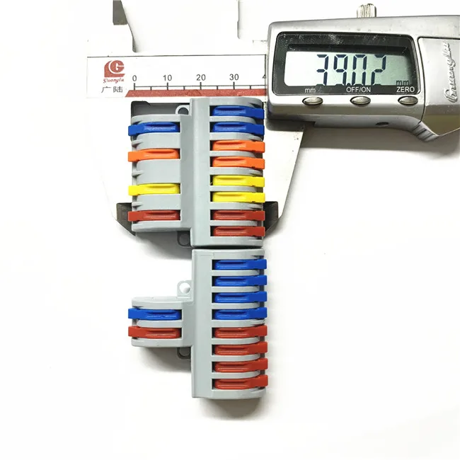 Supplier SPL84 Electrical 4 in 8 Out Terminal Connector Quick Connect Terminal Quick Splice Wire Connector