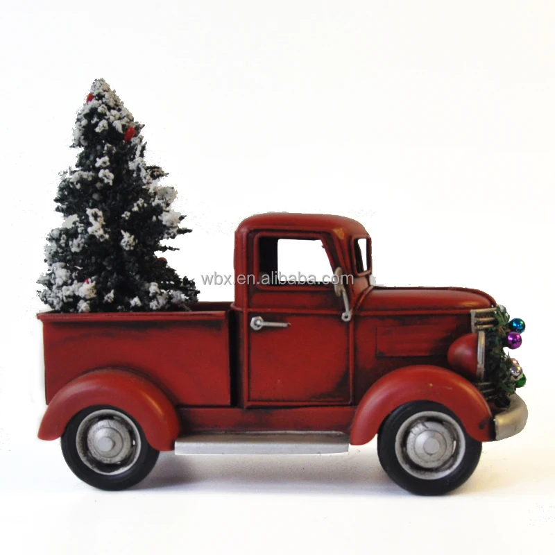 Red Vintage Truck Metal Model Handmade With Christmas Tree Car Model Toy Home Desktop Decoration Girl Birthday Gift Buy Vintage Truck Vintage Truck Model Vintage Truck Model Handmade Product On Alibaba Com