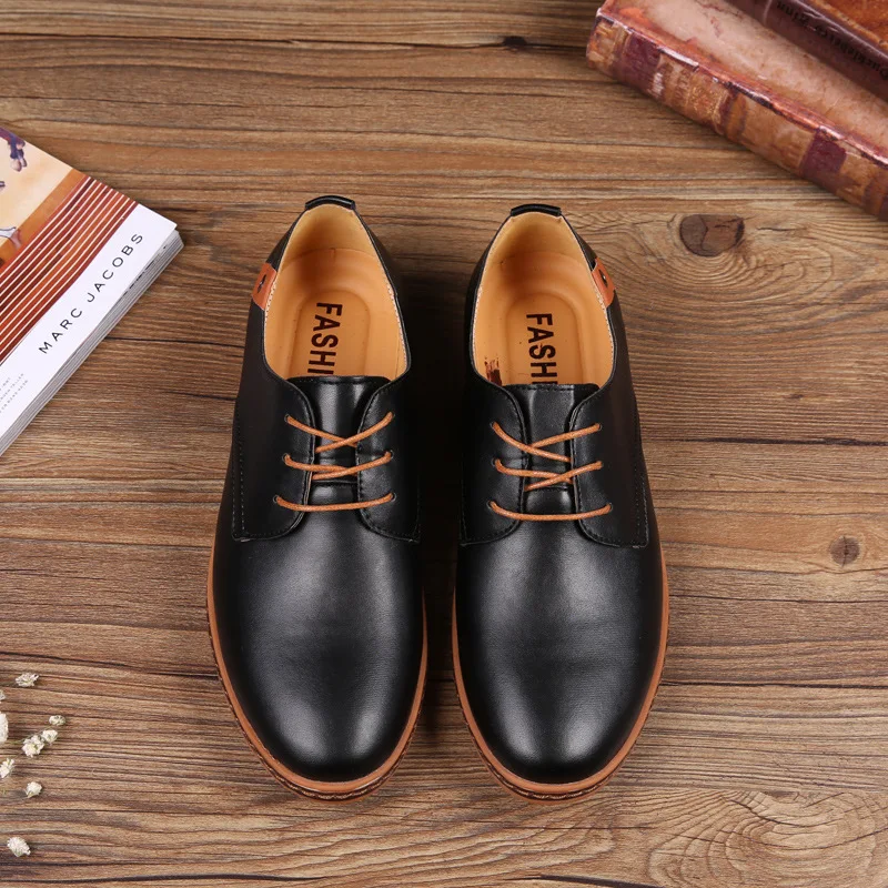 Sh11715a New Arrival Young Men Dress Shoes and Casual Fashion Shoes Navy  Blue Shoes Leather Men