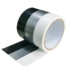 Heavy Duty Decorative Silver Colored Custom Adhesive Air Conditioner Jumbo Roll Black Brown Gaffer Binding Cloth Duct Tape