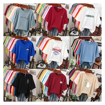 Wholesale customized hot selling women's t-shirts, fashionable casual t-shirts