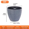 Bleu Gris 12 Pouces