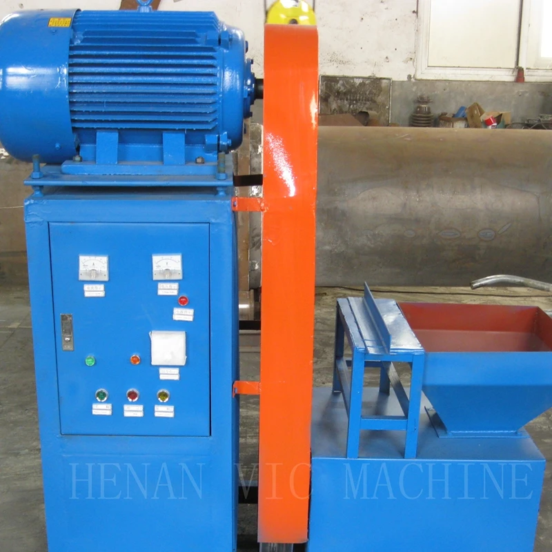 Charcoal briquette making machine