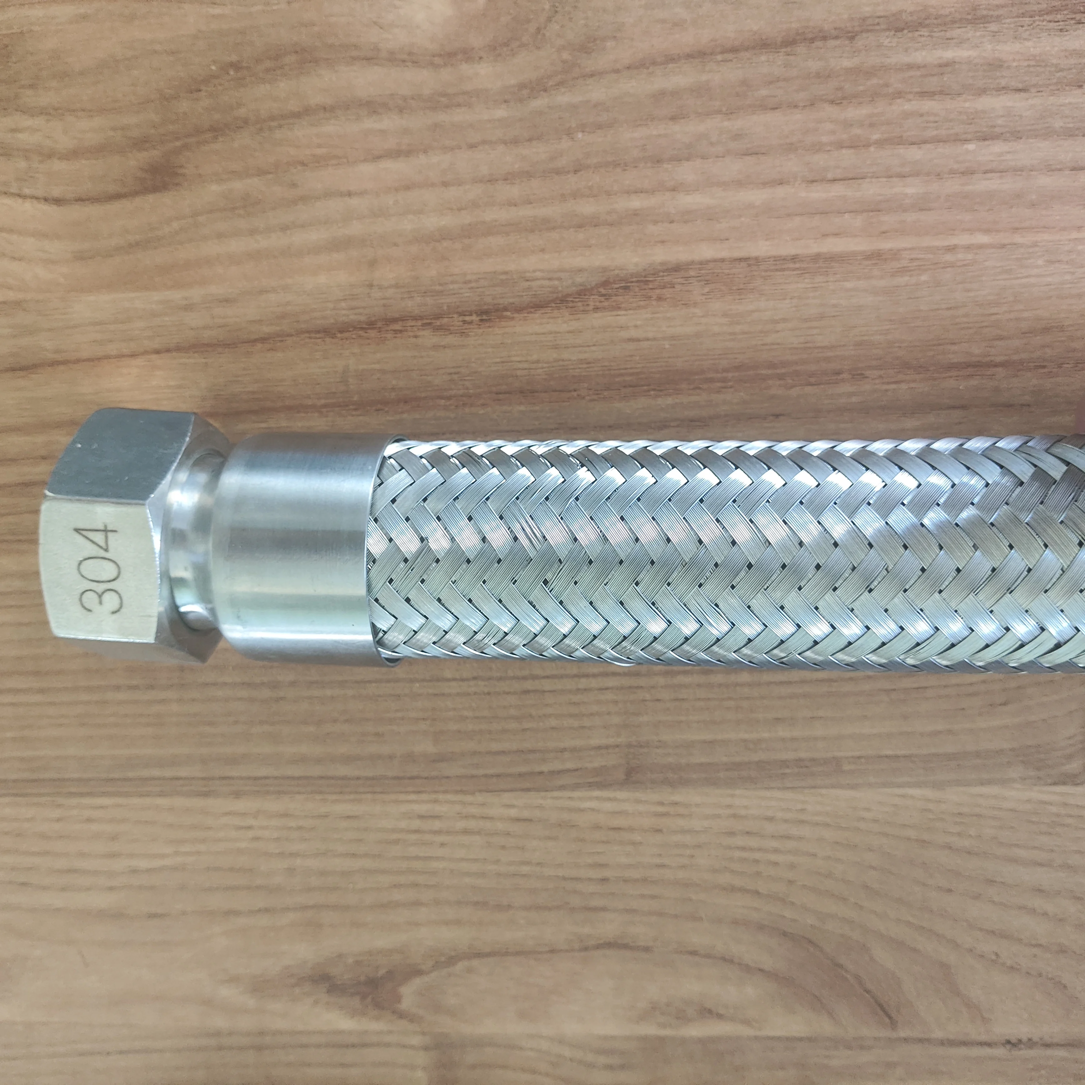 High Quality High Temperature Resistance Corrosion Braided Stainless Steel Threaded Flexible Metal Corrugated Hose