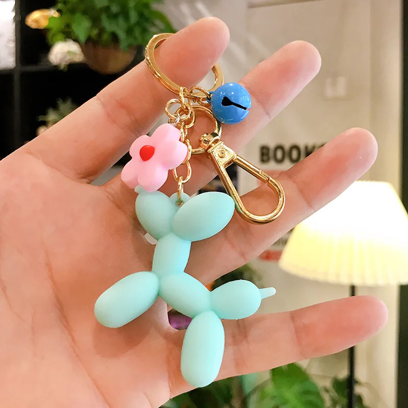 1 Pcs Jelly Balloon Dog Design Keychain for Women, Cute Girls Key Chain, Key  Chains Accessories for Car Keys