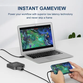 KingMa External Capture Card Stream and Record in 1080P60 4K60 Video Capture Card with Ultra-low Latency for PS5 PS4 Pro detail image