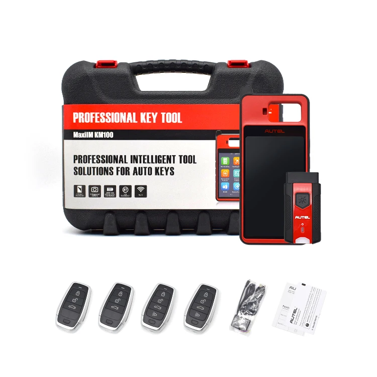 Topbest MaxiIM Auto Universal Key Generator Kit Free Update Online Lifetime Key Fob Programmer Locksmith Supplies Autel KM100