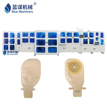 Fully Automatic Ostomy Bag Production Machine for One Piece Two Pieces Open and Closed-End Colostomy Bag Manufacture