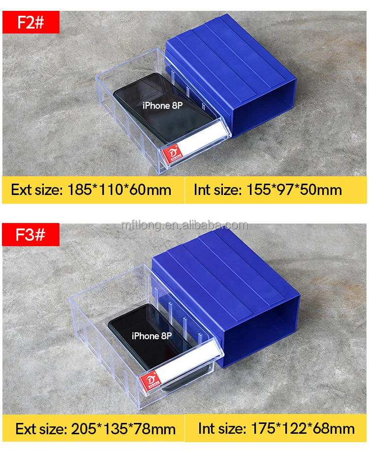 Stacking Small Parts Drawer Plastic Tools Drawer Easy To Capacity ...
