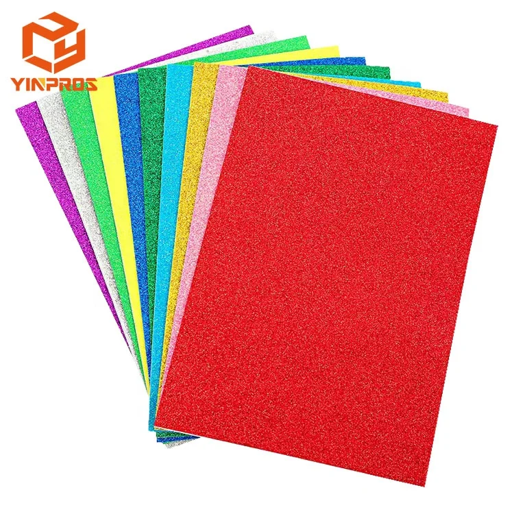 Large Glitter Foam Sheet, Eva Glitter Foam, Craft Glitter Sheets