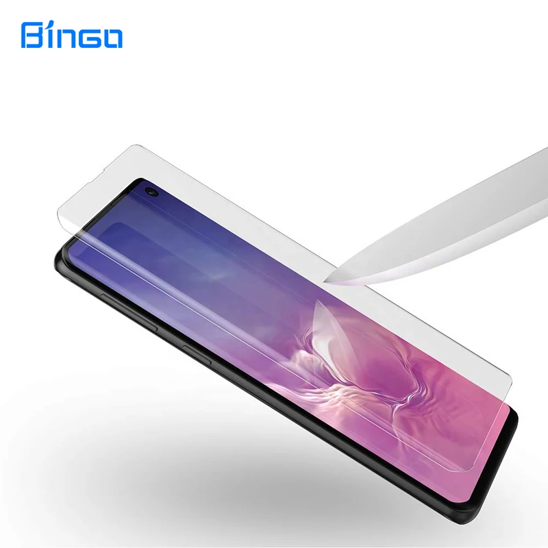 Bier Raad eens Magazijn 2021 Full Cover Uv High Transparent Anti-explosion Curved Screen Protector  Tempered Glass With Led For Huawei Nova 7pro - Buy Full Cover Curved Glass  For Samsung S9 Plus,Screen Protector For Samsung S6
