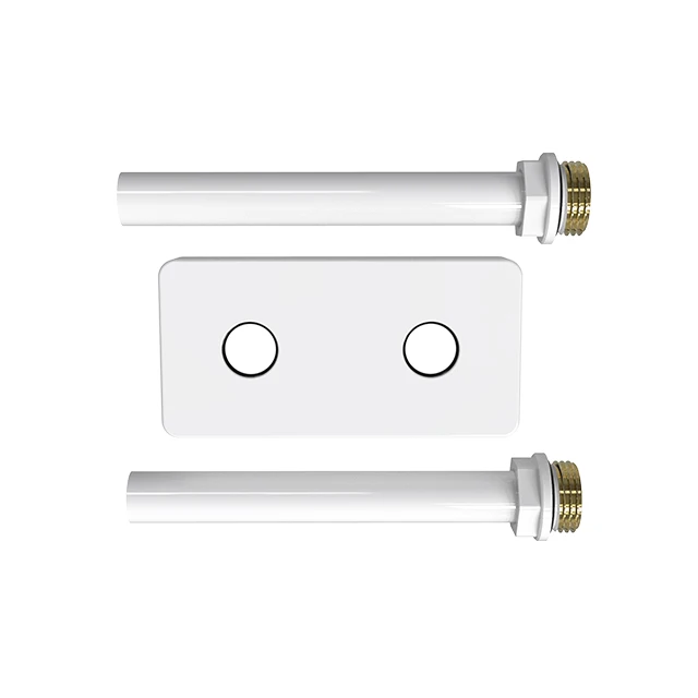 Brass Square Towel Rail / Radiator Decorative Cover Connecting Pipe Kit BJ61029