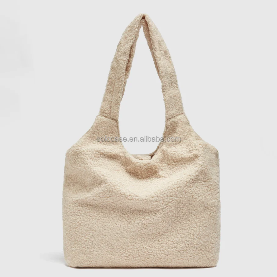 Ladies Cute Teddy Plush Shoulder Bag