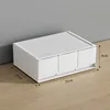 W1943 - High 3-drawer Pure White