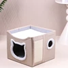Cat head beige 16.15*16.15*13.8inch