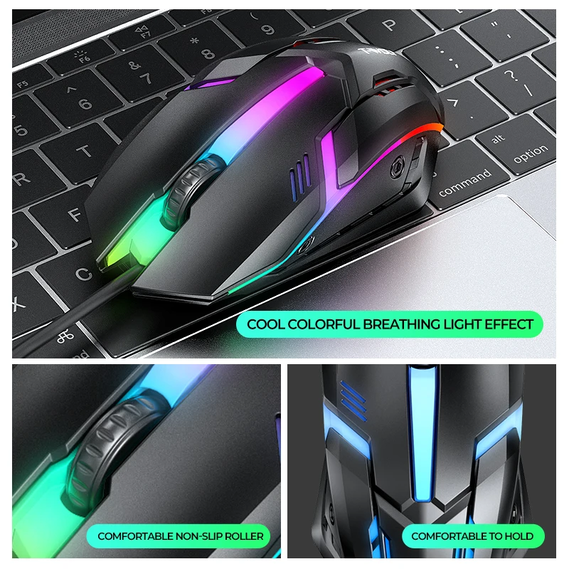 Latest Cheap 4IN1 Gaming Keyboard Combos Teclado Gamer Mechanical Clavier Keyboard Mouse Mousepad Headset Computer Kit