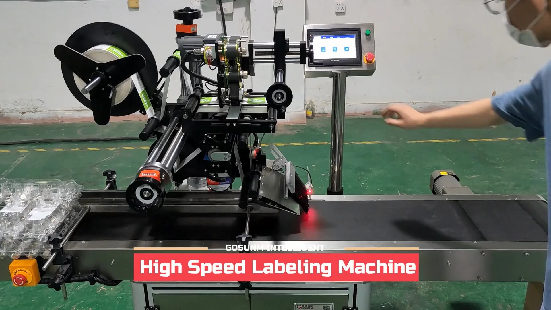 Gosunm Label Applicator Machine For Bags Flat Labeling Machine Buy