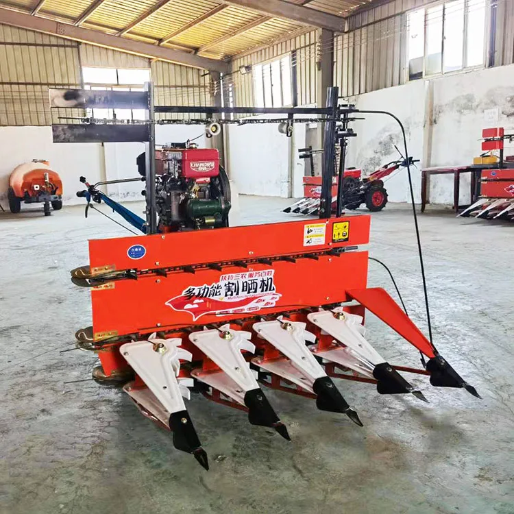 Diesel Engine Matching Soybean Cutting Machine Imperial Bamboo Grass Summer hay Harvester Corn Straw Cutting Machine
