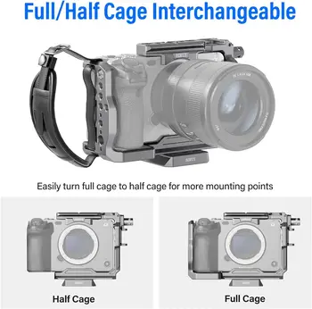 SIRUI Camera Cage Kit for Sony FX 3 FX30 with Top Handle Wrist Strap Cable Clamp NATO Rail product image
