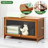 [Puerta abatible transparente] 70 cm de largo (32 cm de ancho y profundidad) para un piso