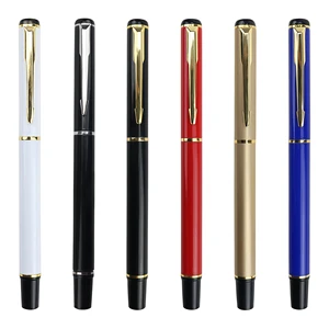 Hot Selling Metal Ballpoint Pen with Custom Logo Smooth Writing for School & Office Supplies and Advertising Promotional Gift
