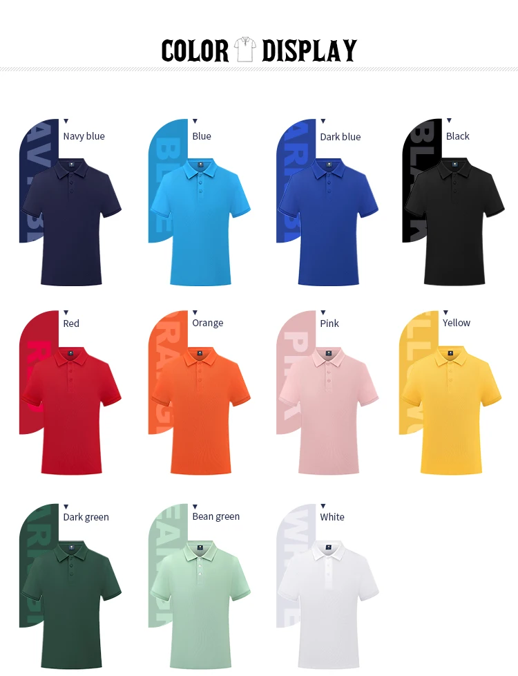 Combed Cotton Golf Custom Blank Men Tee Shirts Printing Logo Polo T Shirt Oversize Men's Polo Shirts