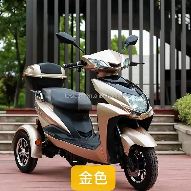Three Wheel Electric Moto 1000w 2000w 60v 72v Long Range Electric Motorcycle With Dual Remote