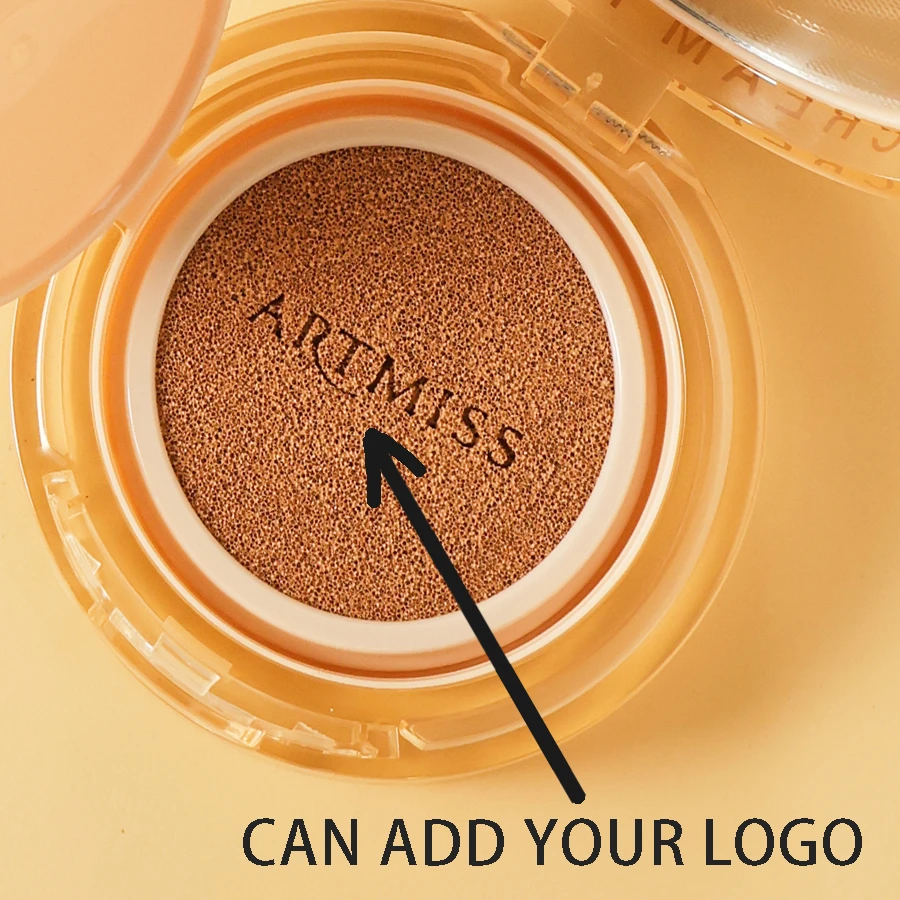 Custom Logo SPF 30+ Sunscreen Makeup Nourishing Foundation Concealer Face Makeup Foundation BB CC Cream Air Cushion Foundation