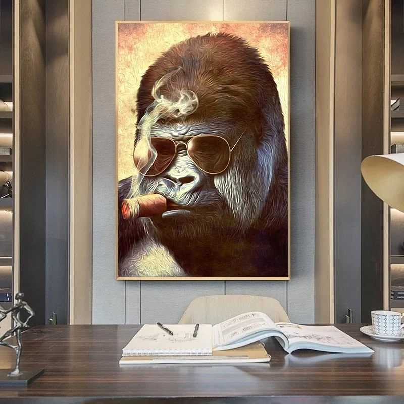 Smoking Gorilla Rugs Abstract Gorilla Rugs Smoking Monkey 