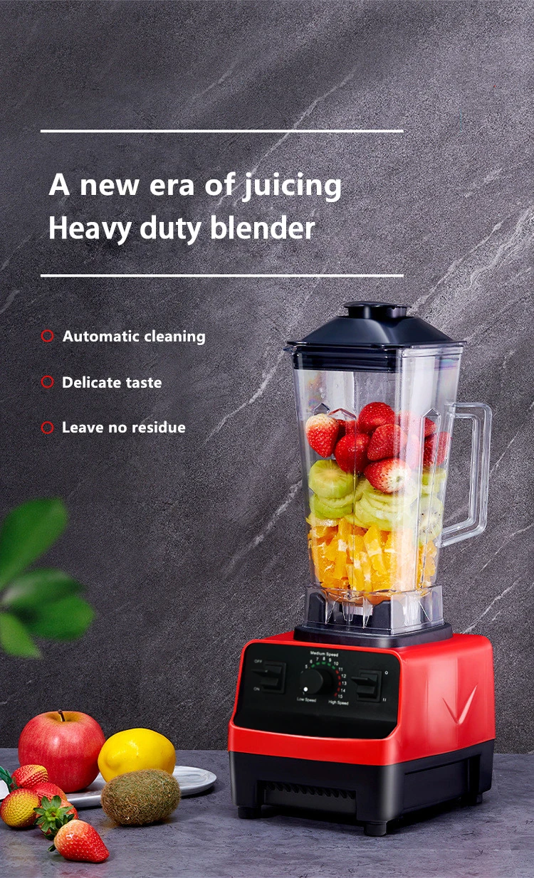 Professional Fruit Smoothie Juicer Machine Kitchen Food Processor Ice ...