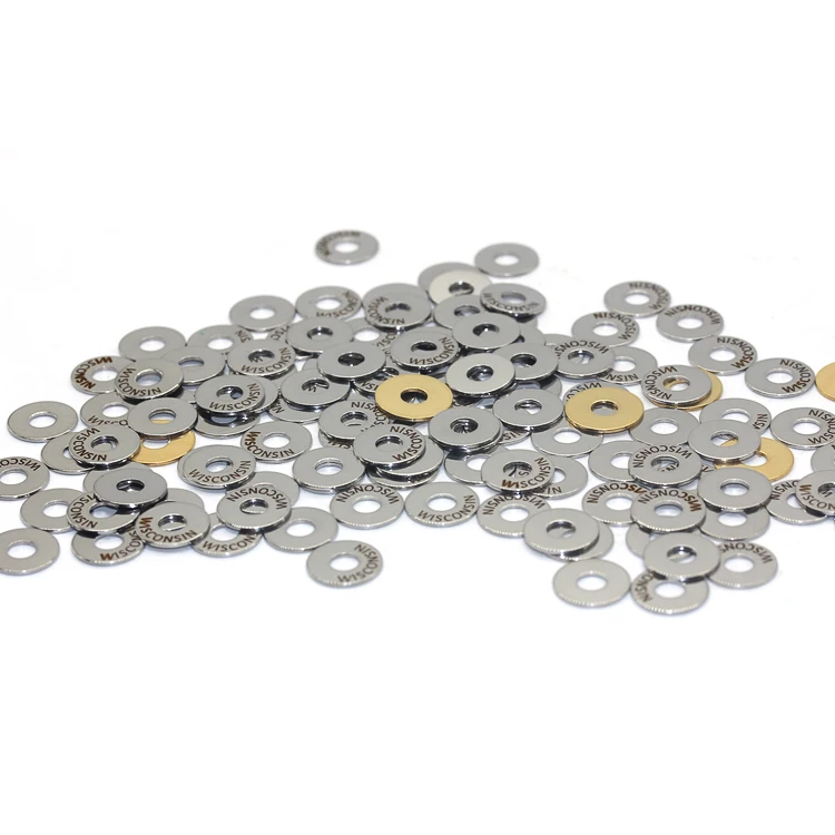 JeaSnn China Manufacturer Custom Decorative Washers Stainless Steel Chrome Engraved Country Washers