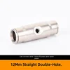 12mm direct double hole,white