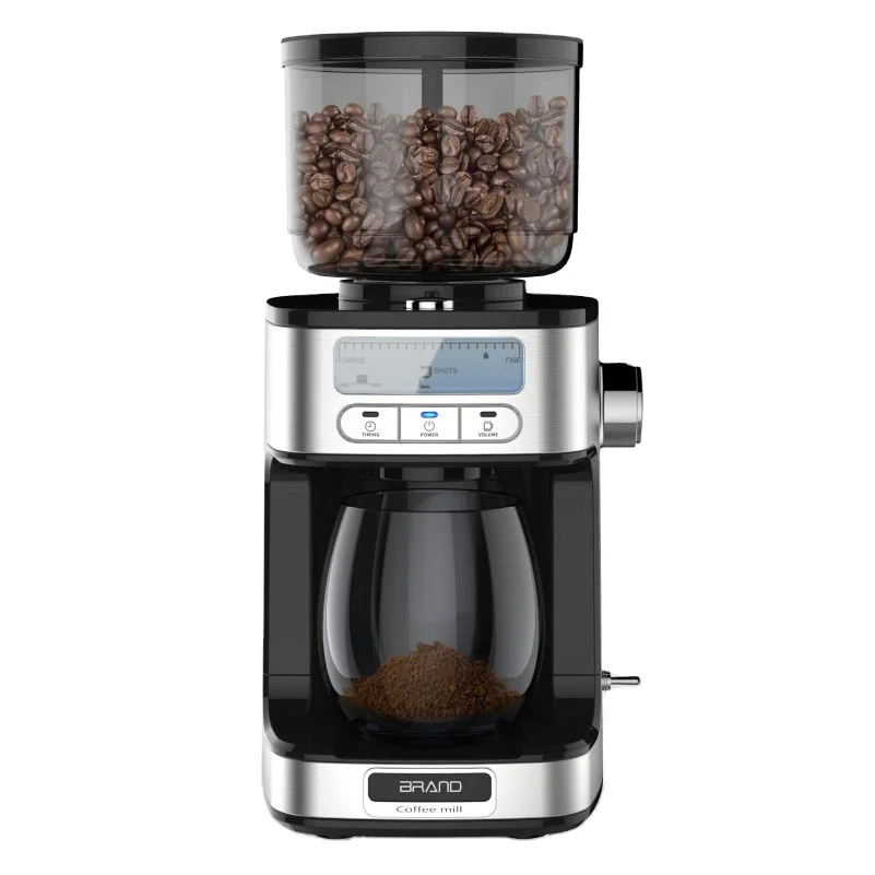 Cafemasy Commercial Espresso Coffee Bean Grinder Electric Conical Burr ...