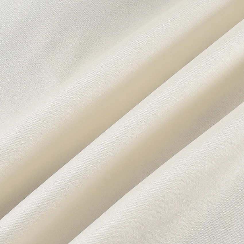 Women Satin Pajama Set Lace Trim Tie Front Long Sleeve Full Length Pants Breathable Sleepwear — detail