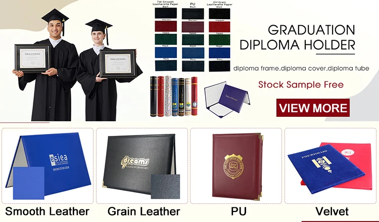 US Citizenship Certificate Holder Grain Leatherette A4 8.5x11 Holder with Silver Stamping Printing Inner White Cardboard details