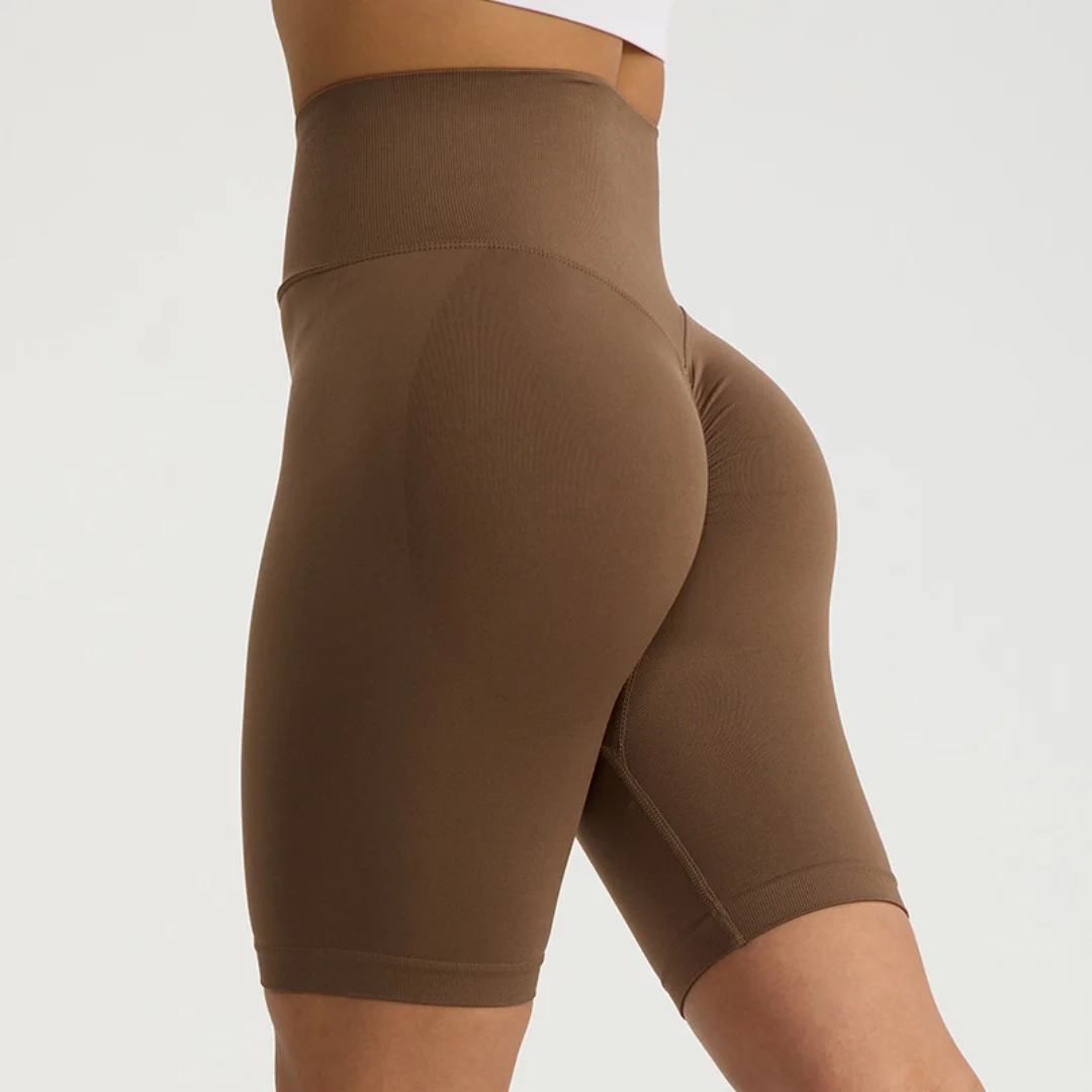 Shaping Slim Women Short Sports Shorts Soft Elastic Fabric Refreshing Breathable Daily Training Casual Shorts