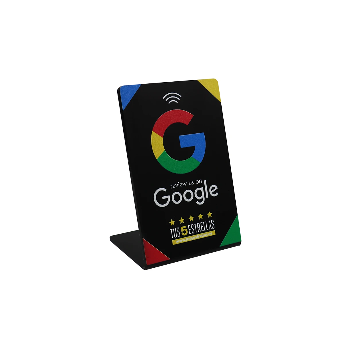 NFC Table Display QR Code Scanning Spot Wholesale Google Review Menu RFID NFC Stand Tabletop Menu Display Stand