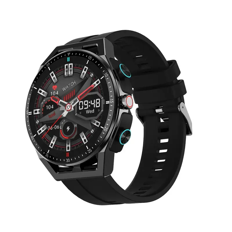 New Design Smart Watch T20 2 in 1 with Earphones  Unique Designed 2 in 1 Watch Smart Watch Earbuds 2 in 1 with Smart Band Brace