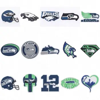 Wholesale NFL Football team supplies shoe new design hook Dallas Cowboys  custom shoe charms wholesale croc clip stickers From m.