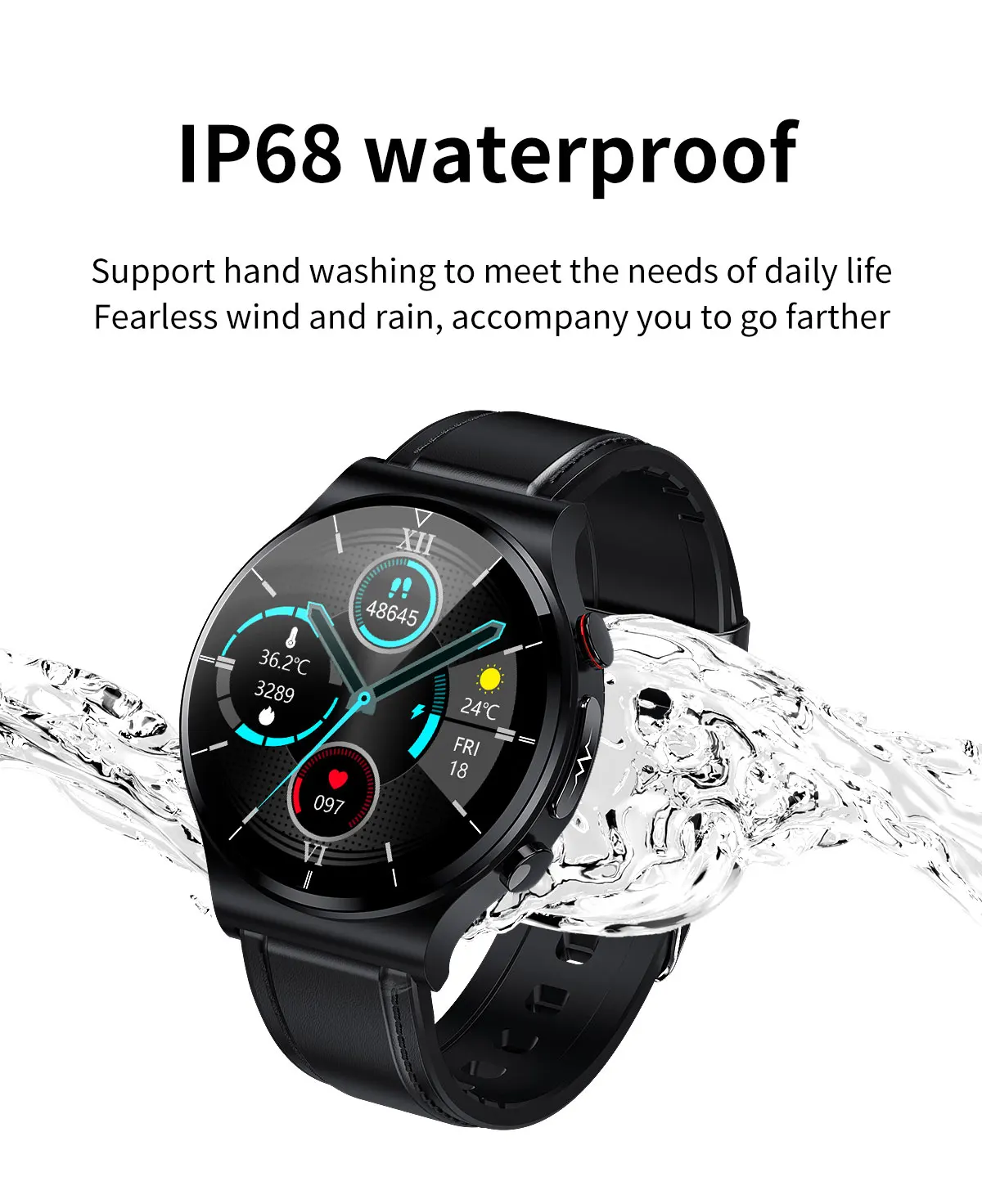 2022 New ECG+PPG Smart Watch Men Sangao Laser Health Heart Rate Blood Pressure Fiess Sports Watches IP68 Waterproof Smartwatch 17