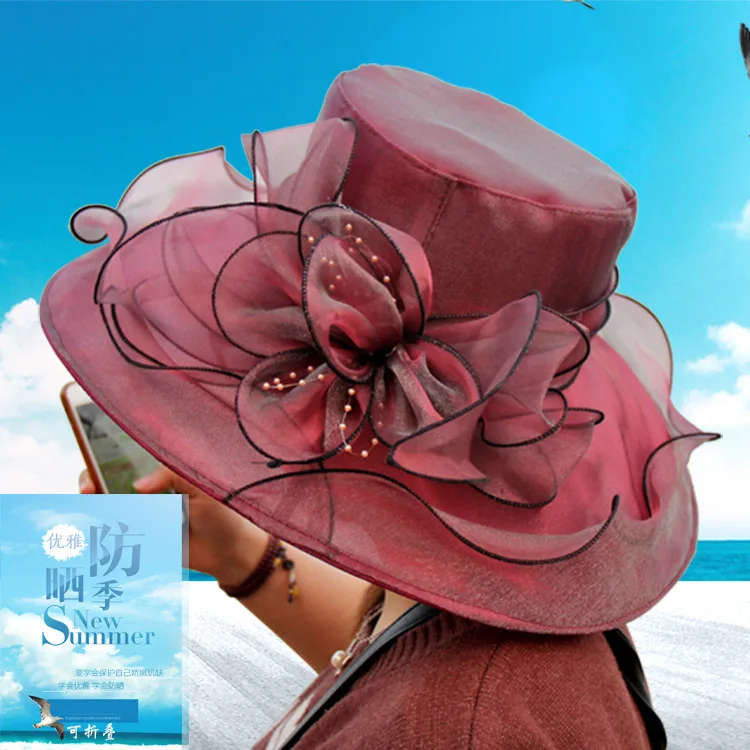 Elegant Sun Hats for Women - Perfect for Tea & Travel