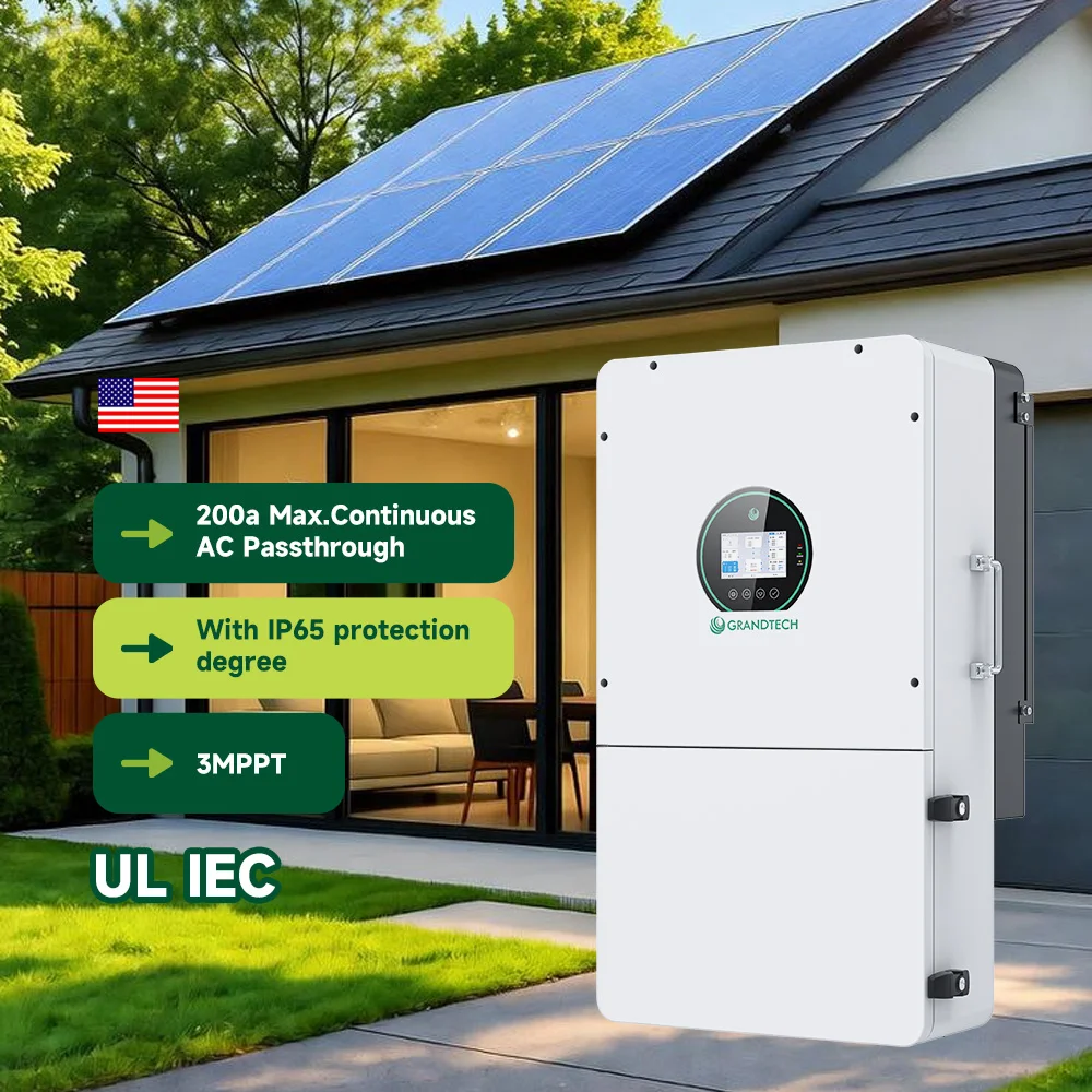 SRNE UL1741, 18 kW / 16 kW / 15 kW сплит-фазен хибридни инвертор за Северна Америка, 120 V / 240 V, за онгрид и офгрид системи, MPPT хибридни инвертор