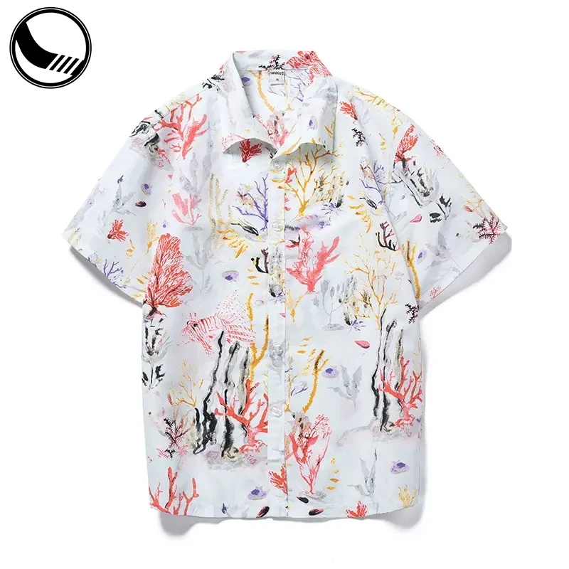 Whole Sell Silk Casual Beach Summer Short Sleeve Tropical Men's Sleeve 3d Printing Aloha Hawaiian Shirts for Men factory